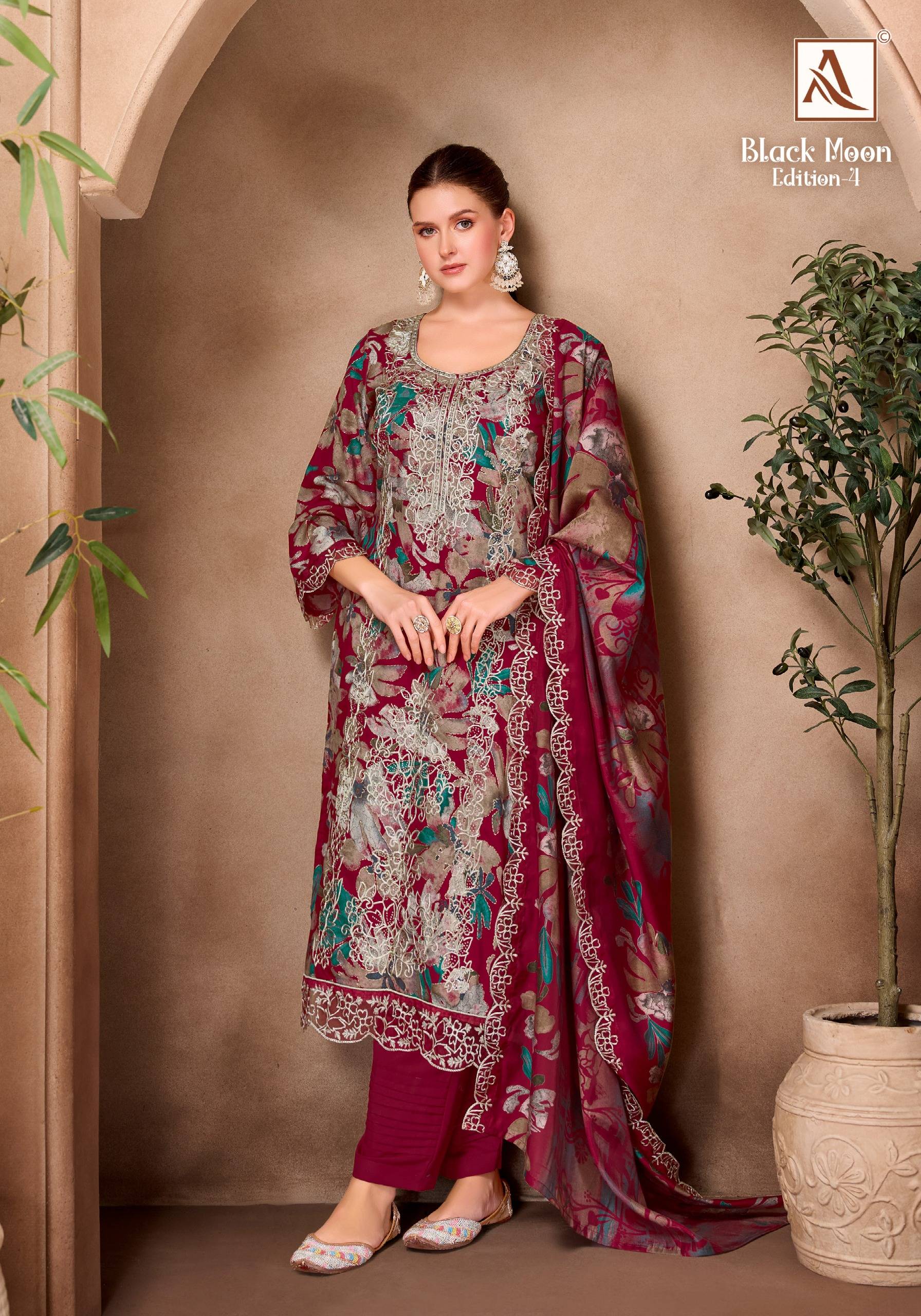 BLACK MOON-4 By Alok Suit 3019-1124-01 to 3019-1124-06 Series Beautiful Pakistani Suits Colorful Stylish Fancy Viscose Reyon Dresses At Wholesale Price